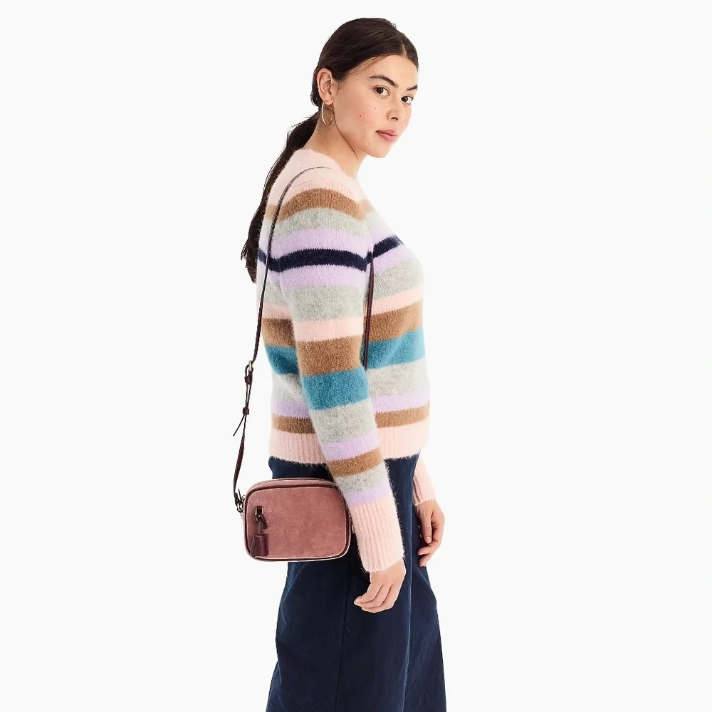 New J. Crew Women's Mini Velvet Signet Bag‎